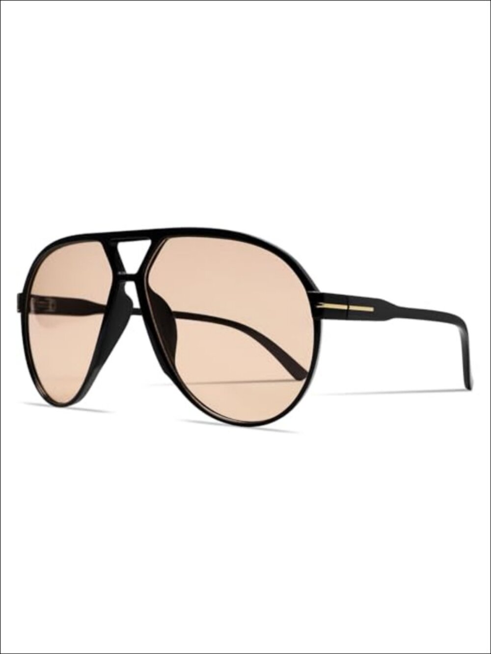 Retro Aviator Oversized Lightweight Sunglasses UV Protection Full Frame